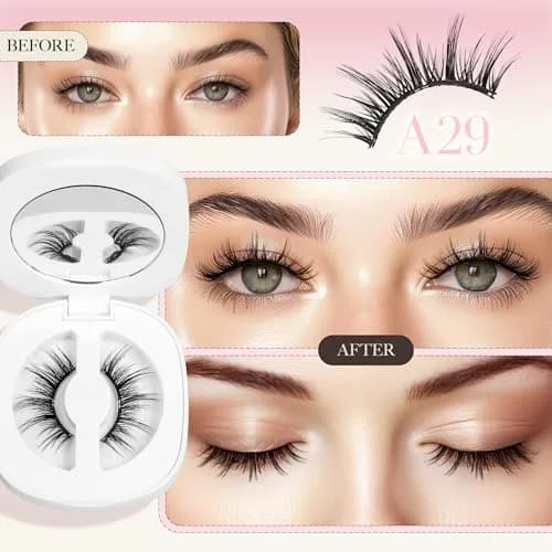 LASHVIEW A29 Magnetic Eyelashes - Natural Look, Reusable, No Glue Needed thumbnail 2