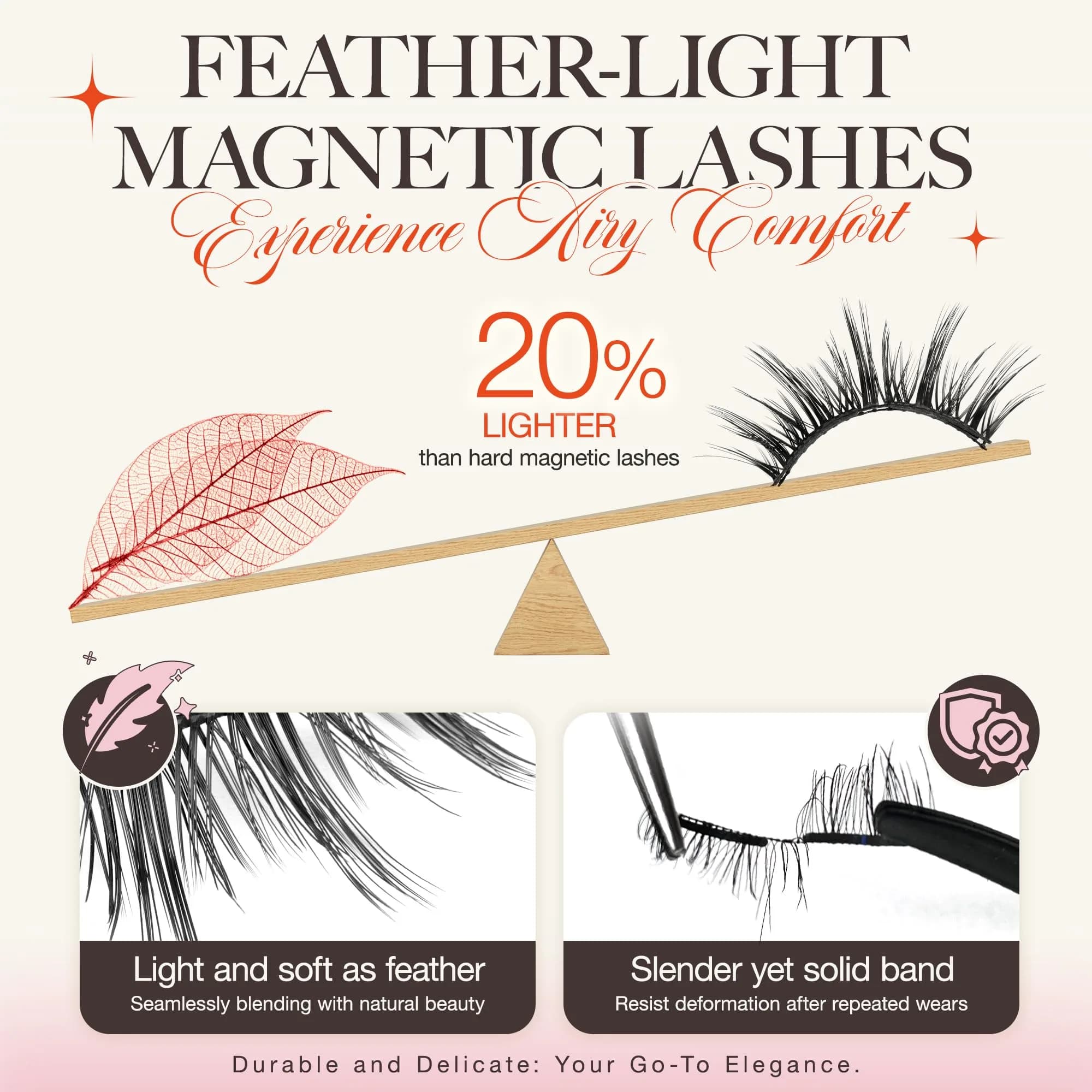LASHVIEW A29 Magnetic Eyelashes - Natural Look, Reusable, No Glue Needed - view 3