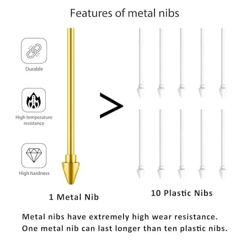 NWANTF Metal Nibs for Samsung Galaxy Tab S11/S11 Ultra S Pen | Durable, Precise, Easy Replacement thumbnail 5