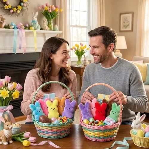 Rdogeia 16PCS Easter Stuffed Bunny Plush Toys (1 inch) | Colorful thumbnail 7