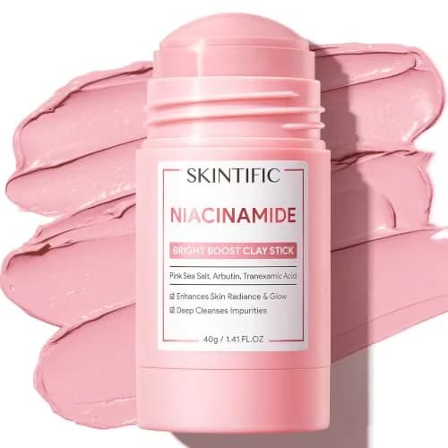 SKINTIFIC Bright Boost Face Mask Stick with Niacinamide & Arbutin, 30g (1.06 oz) | Brightens & Cools Skin thumbnail 1