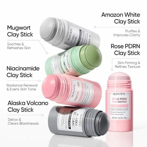SKINTIFIC Bright Boost Face Mask Stick with Niacinamide & Arbutin, 30g (1.06 oz) | Brightens & Cools Skin thumbnail 9