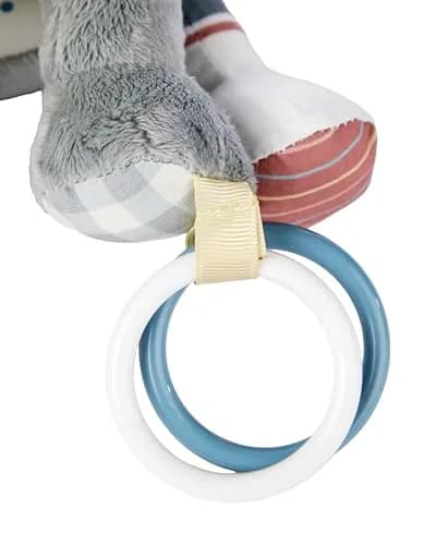 Skip Hop Bandana Buddies Soft Textured Baby Activity and Teething Toy with Rattles, Crinkle, Squeaker & Mirror | 18 cm (7 in) L x 13 cm (5 in) W x 25 cm (10 in) H thumbnail 3