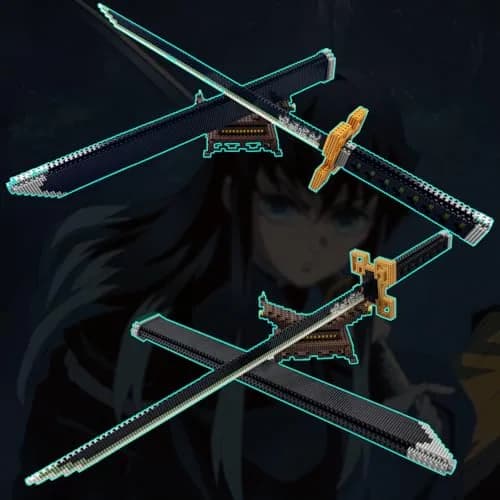 Beego Kill Demon Sword Building Kit Set 1440 Pieces | Educational STEM Toy for Teens 14+ & Adults thumbnail 7