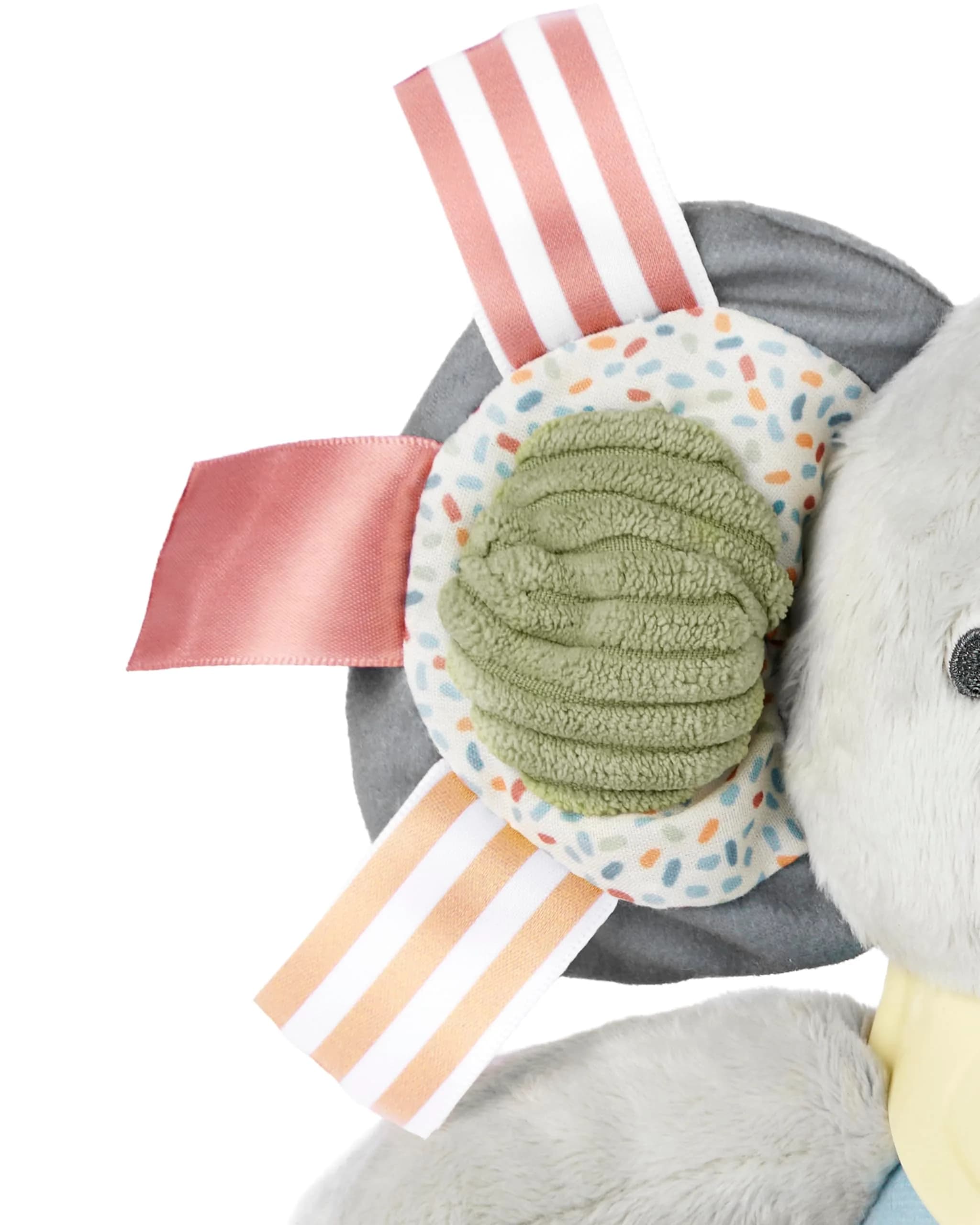 Skip Hop Bandana Buddies Elephant NEW Activity & Teething Toy with Rattle & Textures - view 2