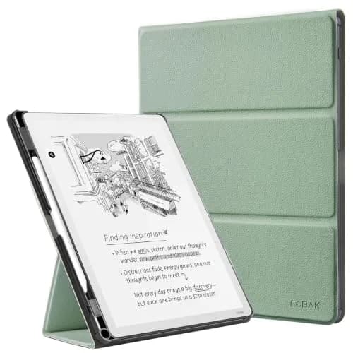 CoBak Case for 11" Kindle Scribe 3rd Gen 2025 | Waterproof PU Leather Cover with Auto Sleep Wake & Pen Holder thumbnail 1