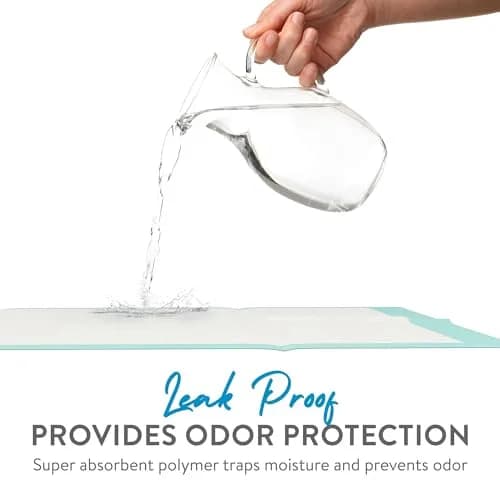 Inspire Extra Large Super Absorbent Disposable Bed Pads 40" x 36" | Leakproof, Odor Locking, Adult & Puppy Use thumbnail 7