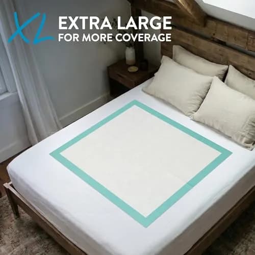 Inspire Extra Large Super Absorbent Disposable Bed Pads 40" x 36" | Leakproof, Odor Locking, Adult & Puppy Use thumbnail 3