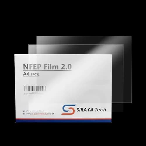 Siraya Tech NFEP Film 2.0 Enhanced PFA A4 Size (210 x 297mm) | Premium Resin 3D Printer Release Film thumbnail 1