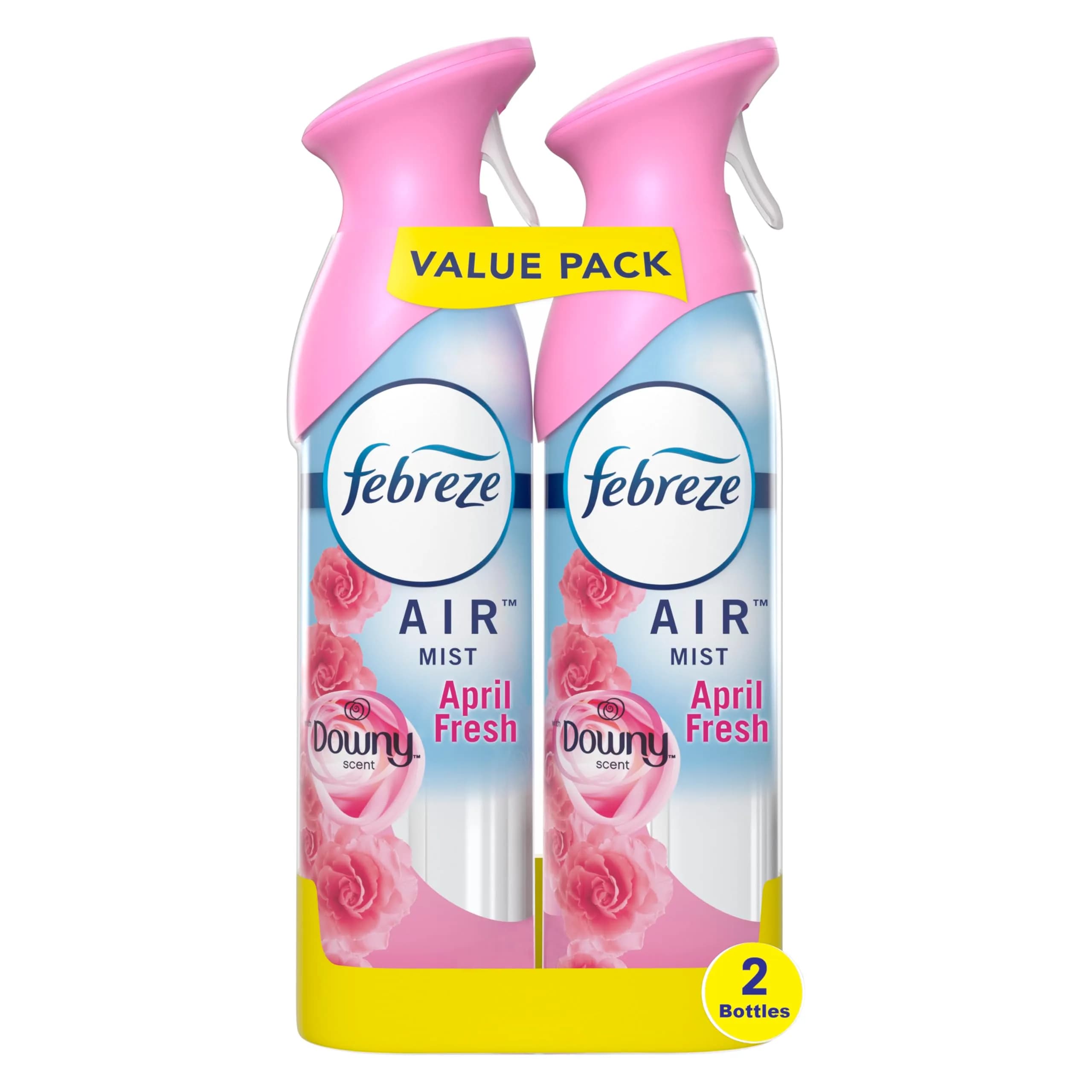 Febreze Air Linen & Sky Scented Room Spray, 2x8.8oz Value Pack | Long-Lasting Home Fragrance - main product image