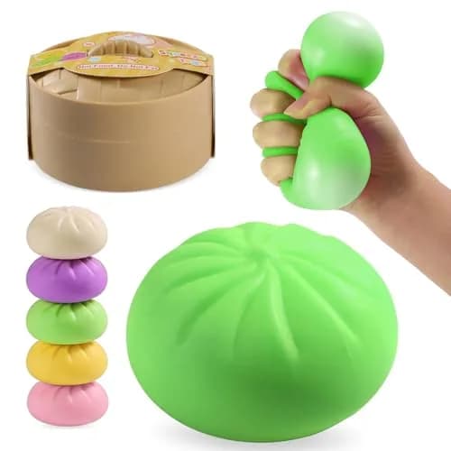 YHYAQYHYAX Green Dumpling Squishy Toy | Adorable Sensory Fidget for Kids & Adults - main product image