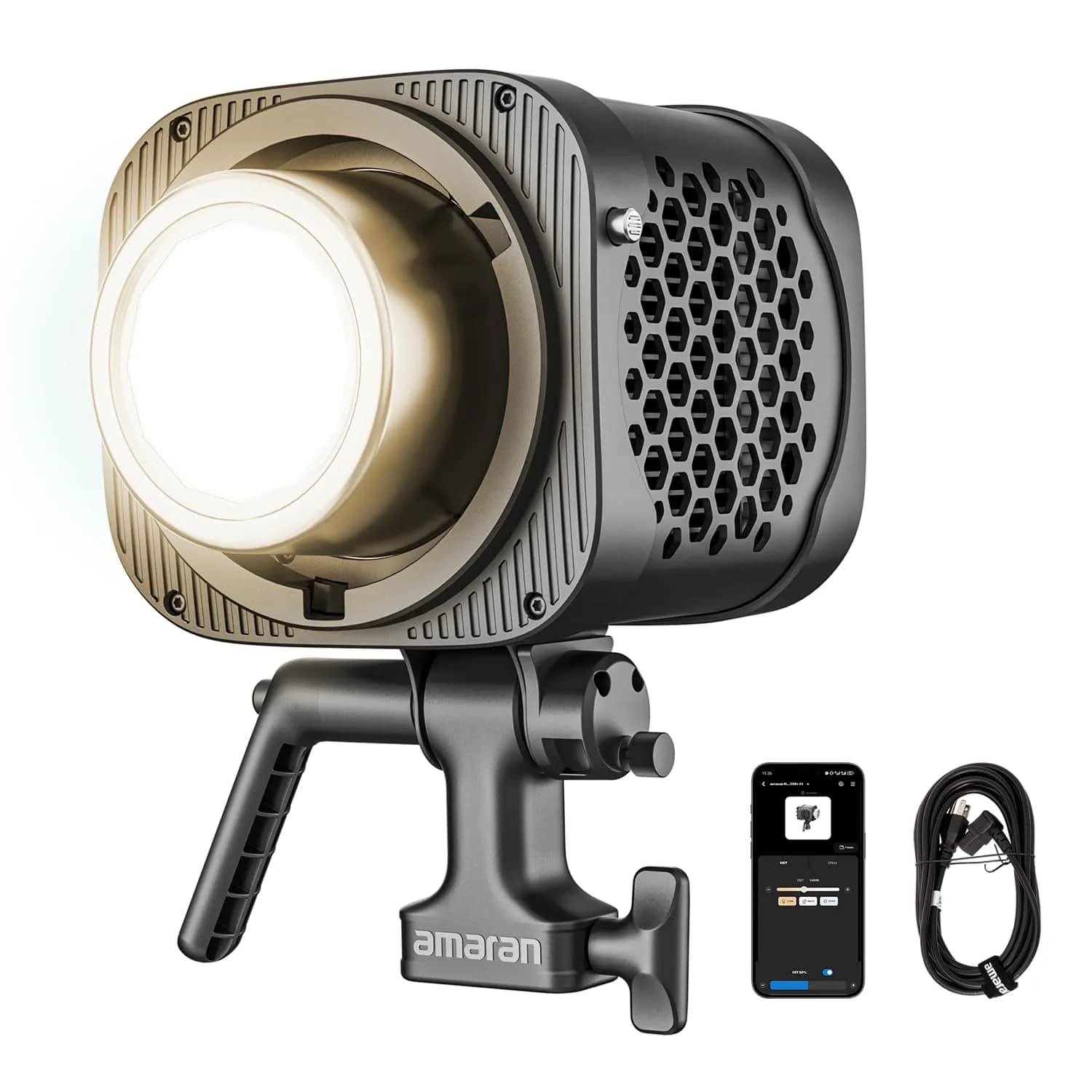 Amaran Halo 300x LED Studio Light 305W Bi-Color | Compact, Bright, Reliable for Creators