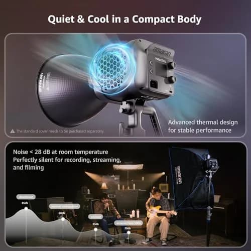 Amaran Halo 300x LED Studio Light 305W Bi-Color | Compact, Bright, Reliable for Creators thumbnail 6