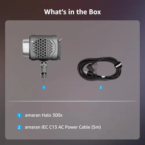 Amaran Halo 300x LED Studio Light 305W Bi-Color | Compact, Bright, Reliable for Creators thumbnail 7