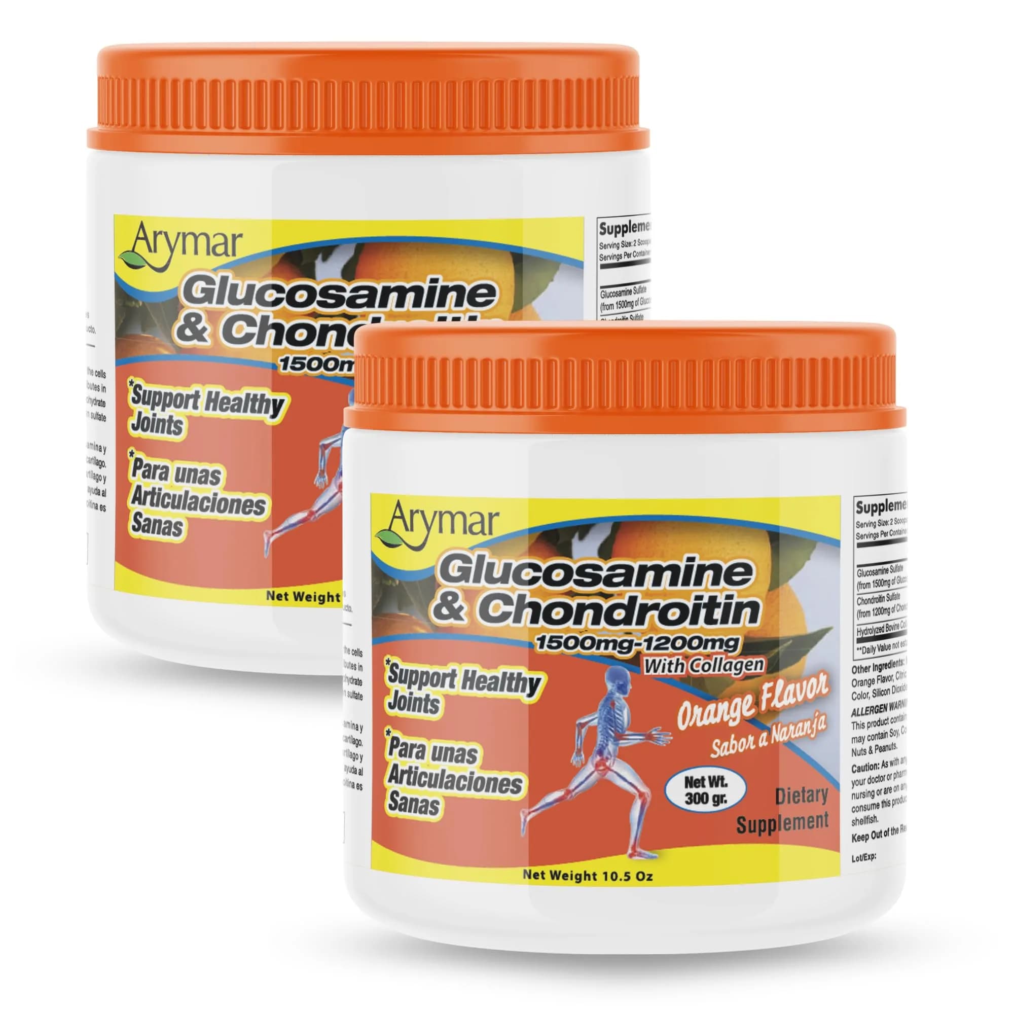 Arymar Glucosamine Chandroitin Powder 1500mg/1200mg | Joint Support for Mobility & Flexibility — 5.08 Ounce