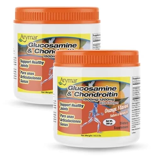 Arymar Glucosamine Chandroitin Powder 1500mg/1200mg | Joint Support for Mobility & Flexibility thumbnail 1