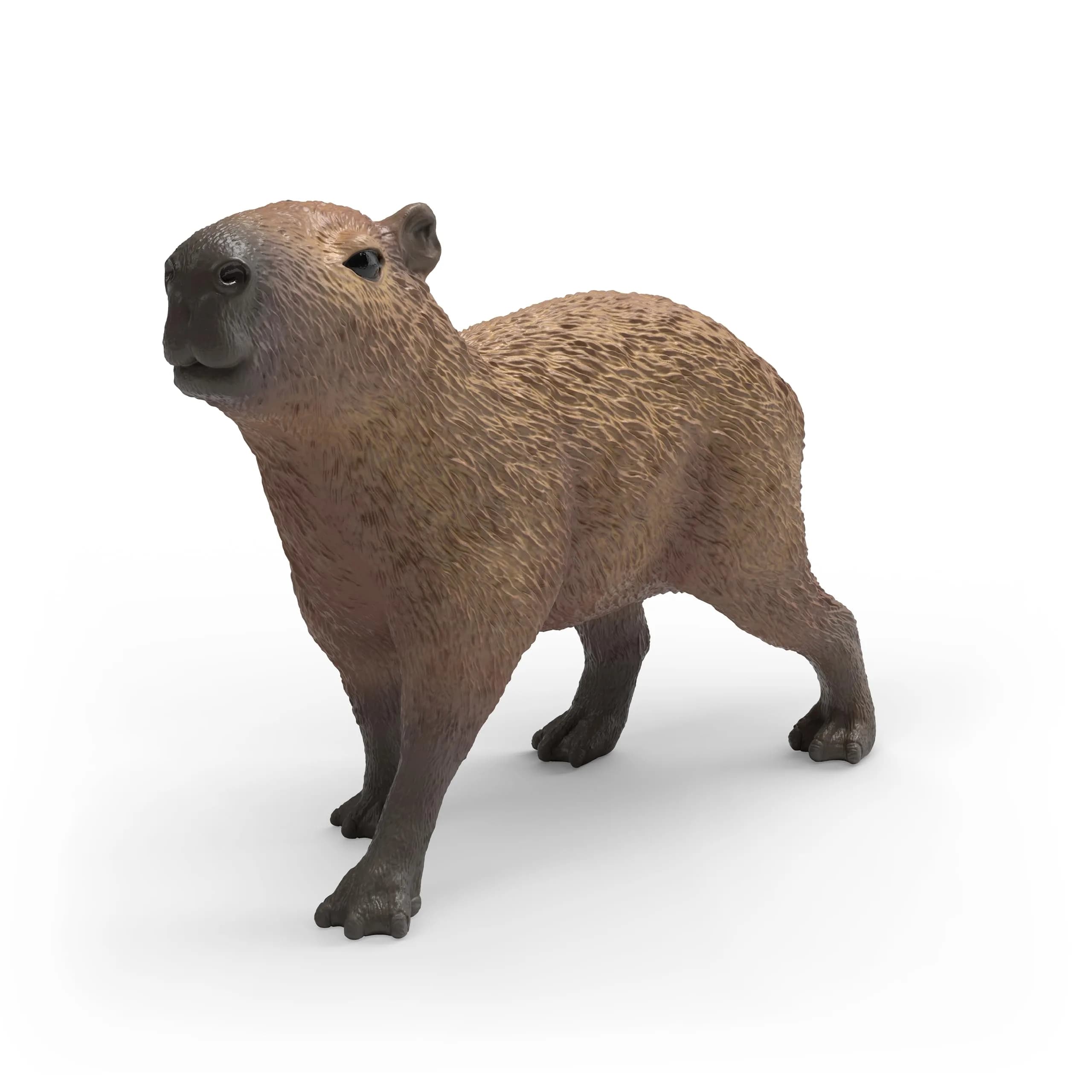 Schleich Capybara Toy Figurine 5.9cm (2.3in) | Realistic Wild Life Animal for Kids Ages 3+ — Capybara