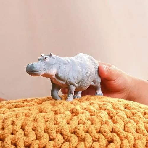 Schleich Hippopotamus Toy Figurine 12.8 cm (5.03 in) | Realistic Wild Life Animal thumbnail 3