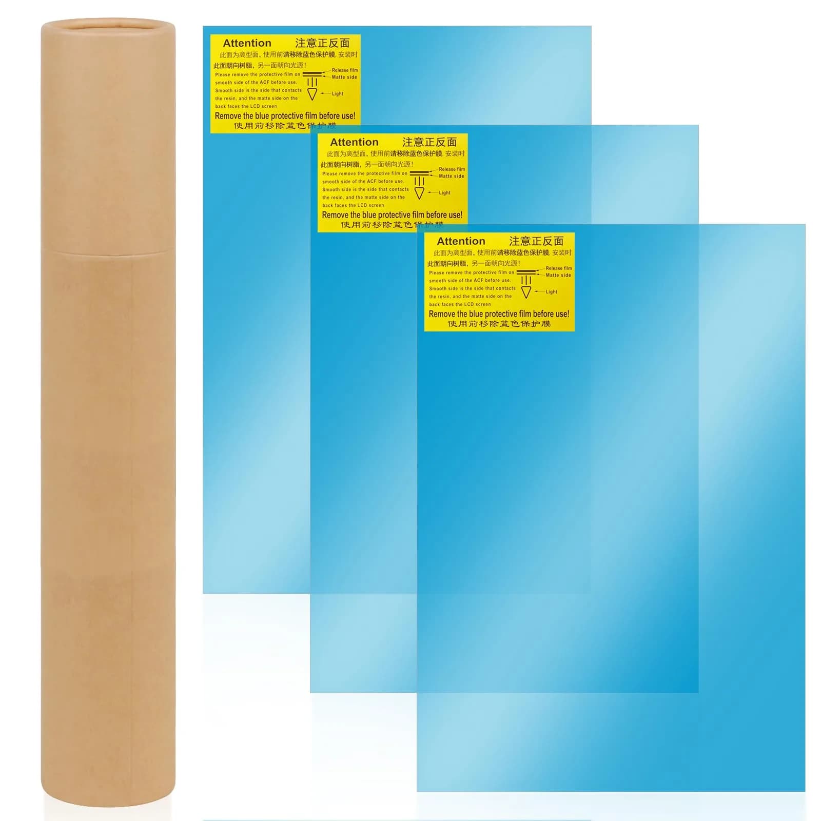 UniTak3D Photon Mono M7 Max ACF Release Film 3Pcs 13.6 Inch | Fast FEP Film for High Speed Printing