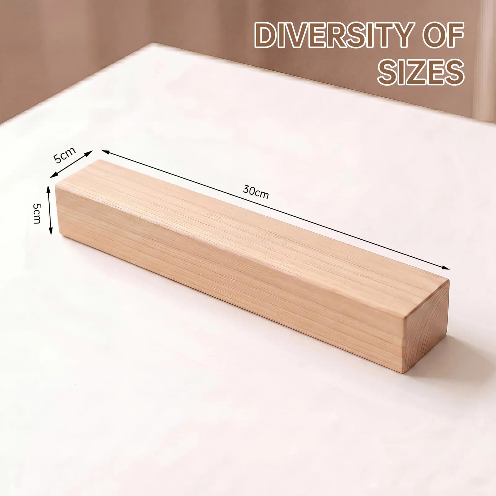 PONGJA Basswood Carving Blocks 30.48cm x 5.08cm x 5.08cm (12 x 2 x 2 inches) | Soft Wood Blanks for Whittling & Crafts - view 2