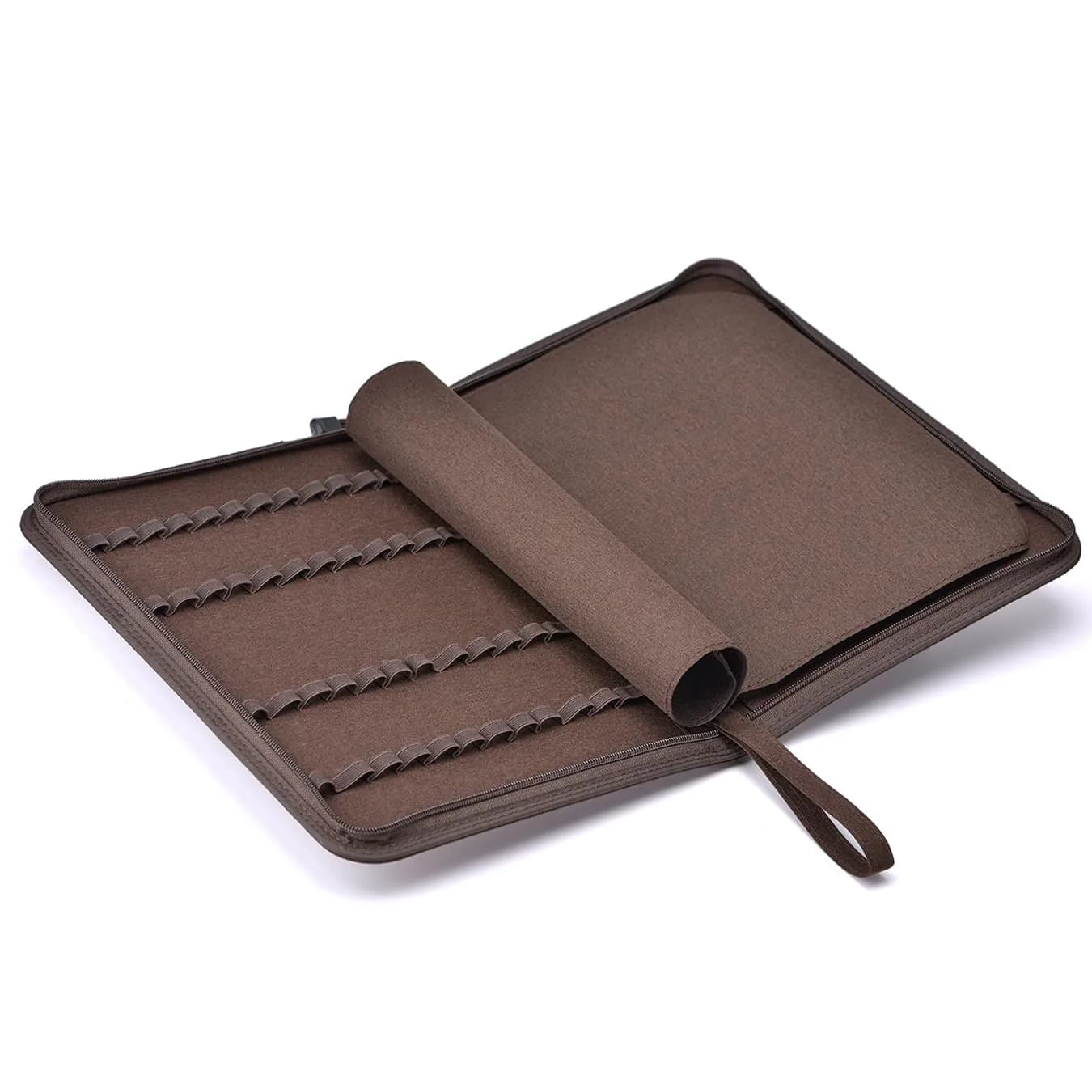 erofa 48 Slot Fountain Pen Case, 420g (14.8 oz) | Water Resistant Canvas Pen Holder - view 2