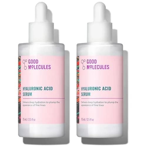 Good Molecules Hyaluronic Acid Serum for Face, 2.5 fl oz (74ml) Pack of 2 | Hydrates & Plumps Fine Lines thumbnail 1