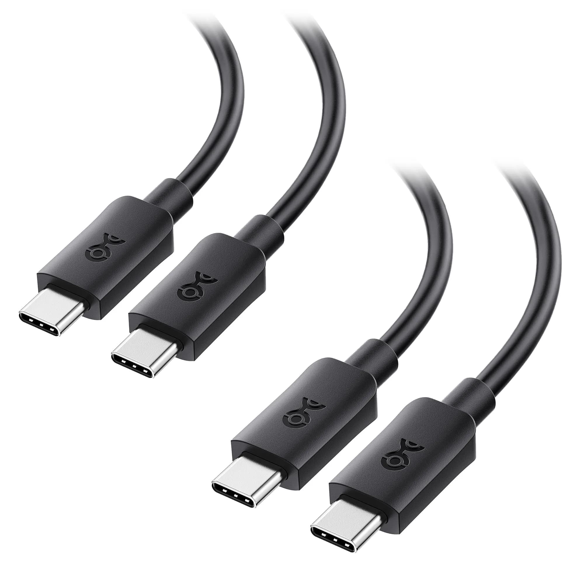 Cable Matters 2-Pack 3ft USB C to USB C Monitor Cable, 20Gbps, 240W PD, 8K Video, Thunderbolt 3 Compatible - main product image