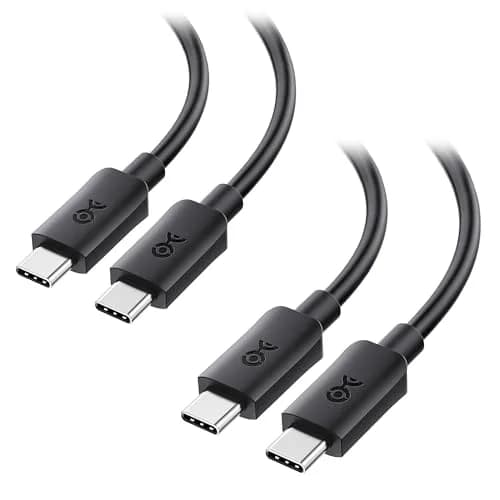 Cable Matters 2-Pack 20Gbps USB-C to USB-C Monitor Cable, 0.9m (3ft) | 8K Video, 240W Charging, 20Gbps Data thumbnail 1