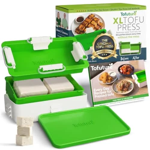 Tofuture Large Tofu Press - The Original and Best Press - Fits Two 8-16 oz | Perfect Texture & Easy Cleanup thumbnail 1