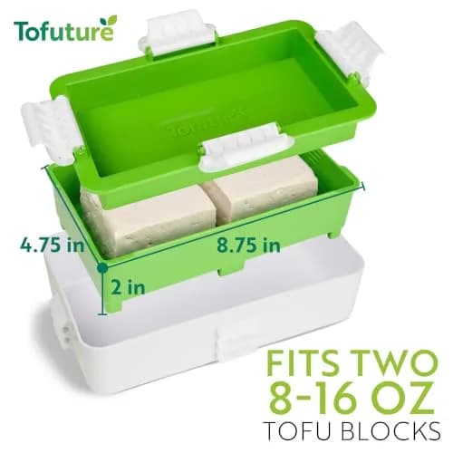 Tofuture Large Tofu Press - The Original and Best Press - Fits Two 8-16 oz | Perfect Texture & Easy Cleanup thumbnail 9