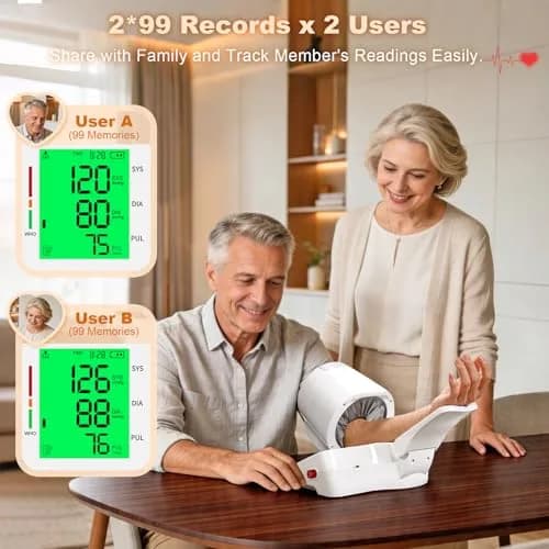 52HZ Barrel-Type Upper Arm Blood Pressure Monitor, Fits 7.1"-16.5" | FDA-Cleared Accuracy ±3mmHg thumbnail 5