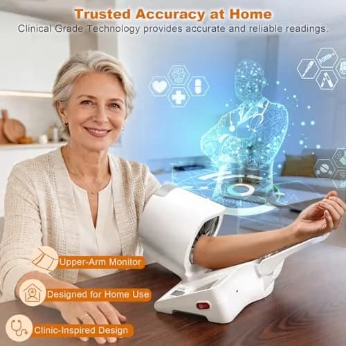 52HZ Barrel-Type Upper Arm Blood Pressure Monitor, Fits 7.1"-16.5" | FDA-Cleared Accuracy ±3mmHg thumbnail 6