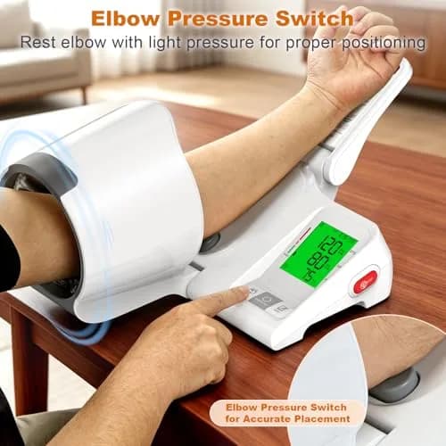 52HZ Barrel-Type Upper Arm Blood Pressure Monitor, Fits 7.1"-16.5" | FDA-Cleared Accuracy ±3mmHg thumbnail 7