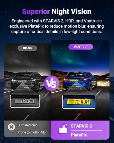 VANTRUE S1 Pro-2CH DMS 2.7K Dash Camera | STARVIS 2 Night Vision, ADAS, WiFi & GPS, 18M Warranty thumbnail 5