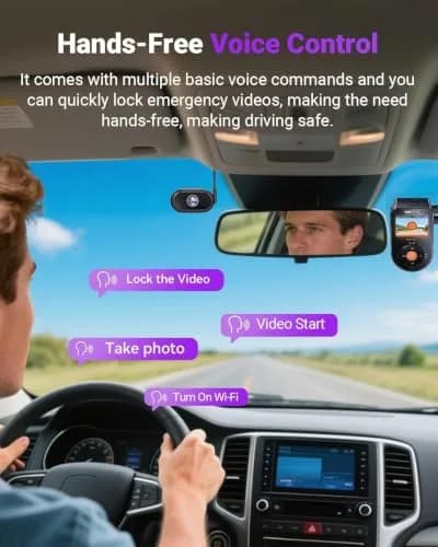 VANTRUE S1 Pro-2CH DMS 2.7K Dash Camera | STARVIS 2 Night Vision, ADAS, WiFi & GPS, 18M Warranty thumbnail 6