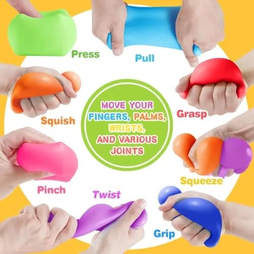 Viroucal Fidget Toys Stress Cube 24Pcs | Anxiety & Stress Relief for Kids & Adults thumbnail 4