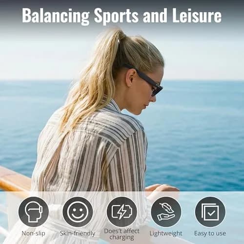 RCstyle Eyeglass Ear Grip for Oakley Meta HSTN Smart Glasses (Black) | Anti-Slip Silicone Ear Cushion thumbnail 3