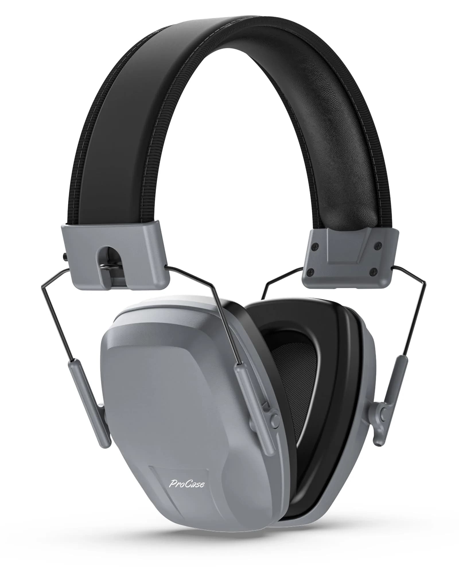 ProCase Noise Reduction Ear Muffs SNR 29dB | Adjustable Soundproof Ear Defenders for Shooting, Construction, Mowing (Grey) - main product image