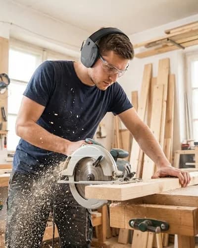 ProCase Noise Reduction Ear Muffs SNR 29dB | Adjustable Soundproof Ear Defenders for Shooting, Construction, Mowing (Grey) thumbnail 7