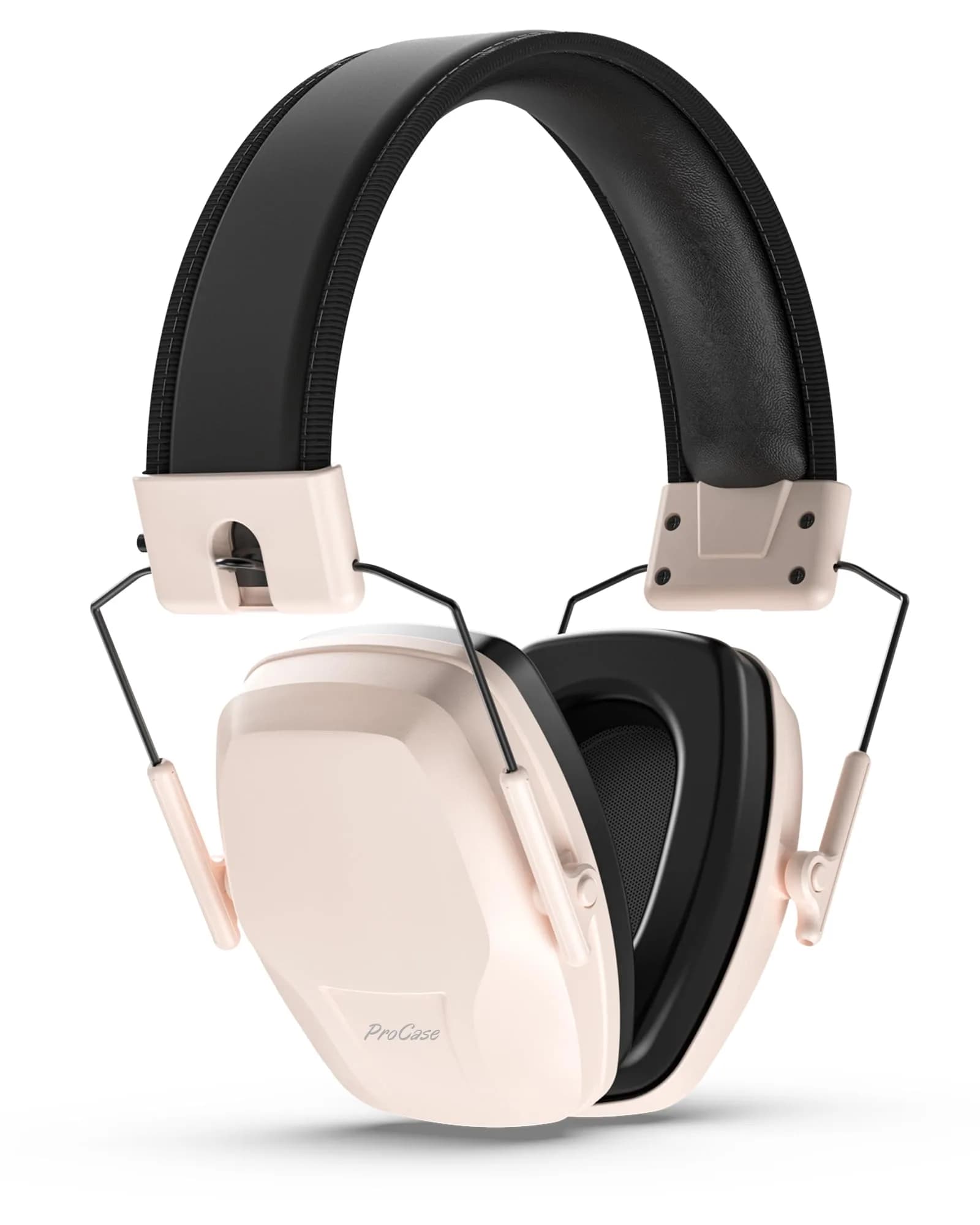 ProCase Noise Reduction Ear Muffs SNR 29dB, Hearing Protection Headphones for Adults, Adjustable Soundproof Ear Defenders for Shooting, Construction, Mowing - Pink (1 Unit)