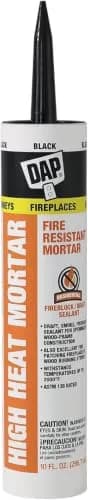 DAP High Heat Fire Resistant Mortar 10 oz | Withstands 2000°F, Easy Water Clean-Up thumbnail 1