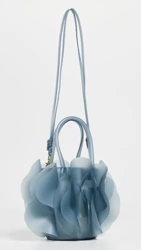 FARM Rio Jelly Flower Bag Ice Blue | Playful Translucent Silicone Handbag thumbnail 3