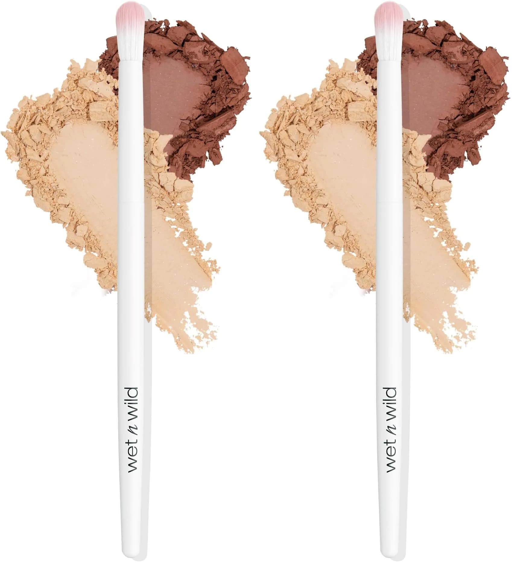 wet n wild Crease Brush (Pack of 2) - Expert Precision Eyeshadow Application - main product image