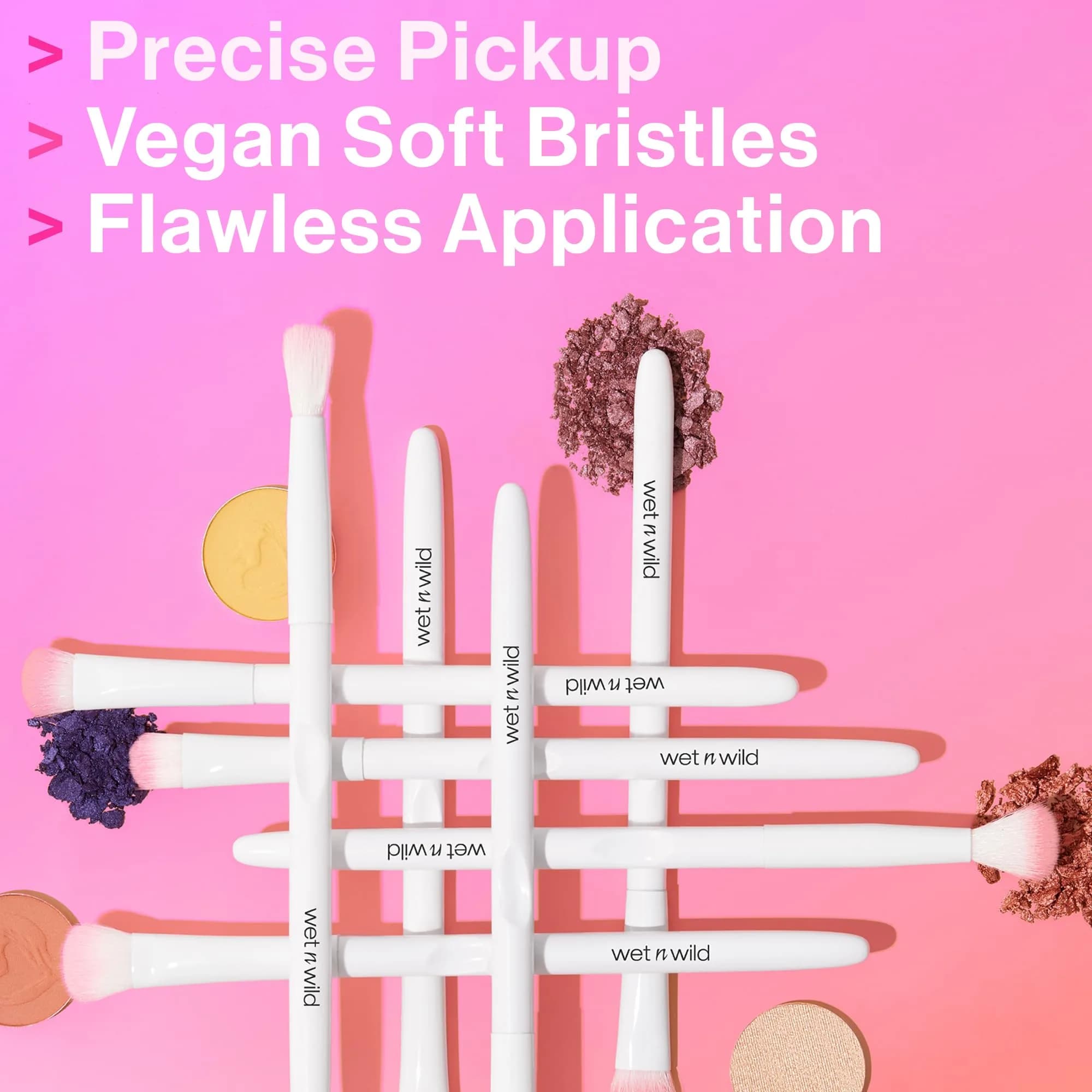 wet n wild Crease Brush (Pack of 2) - Expert Precision Eyeshadow Application - view 4