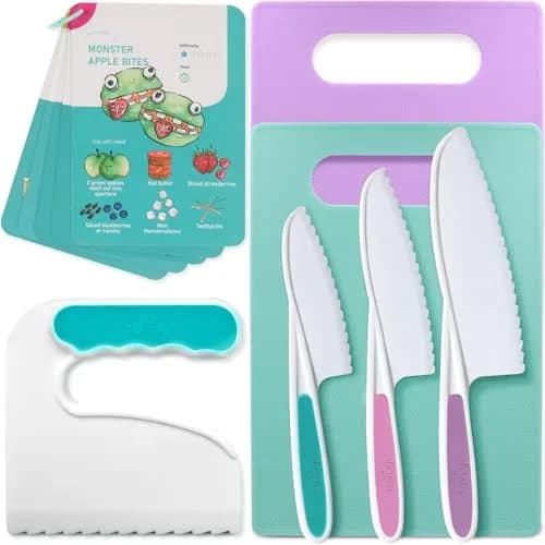 Tovla Jr. Kids Safe Knife Set for Real Cooking | 6-Piece Set thumbnail 1