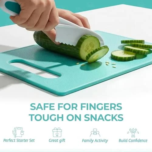 Tovla Jr. Kids Safe Knife Set for Real Cooking | 6-Piece Set thumbnail 7