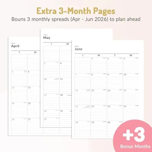 Forvencer Academic Planner 2026-2027, 8.5"x11" (21.6x27.9 cm) | Weekly & Monthly Hardcover Organizer thumbnail 4