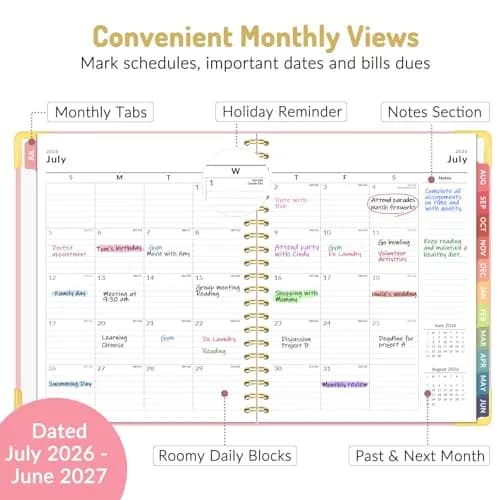 Forvencer Academic Planner 2026-2027, 8.5"x11" (21.6x27.9 cm) | Weekly & Monthly Hardcover Organizer thumbnail 2
