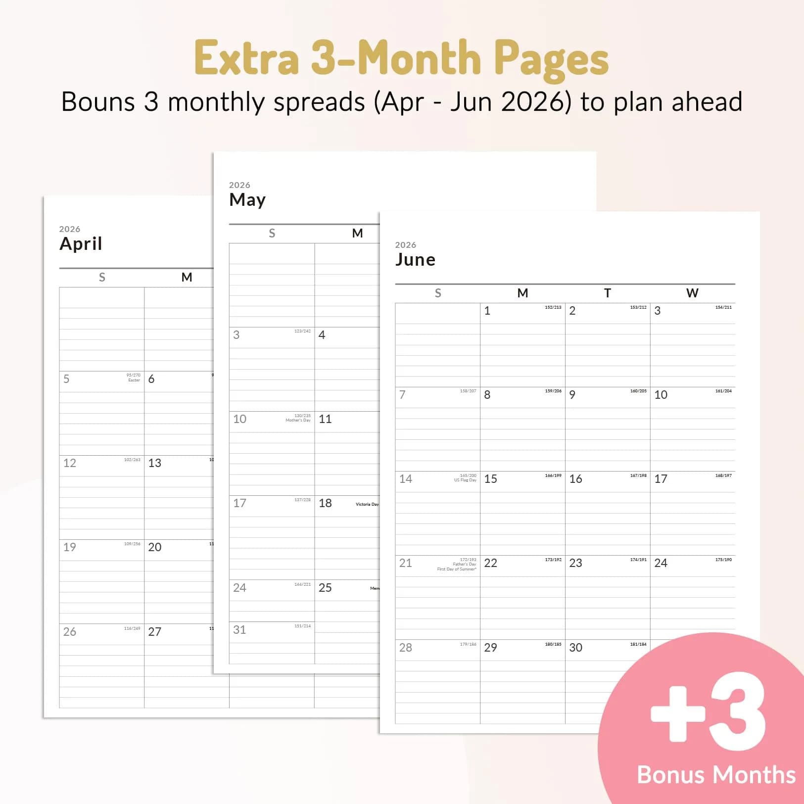 Forvencer Academic Planner 2026-2027, 8.5"x11" (21.6x27.9 cm) | Weekly & Monthly Hardcover Organizer - view 4