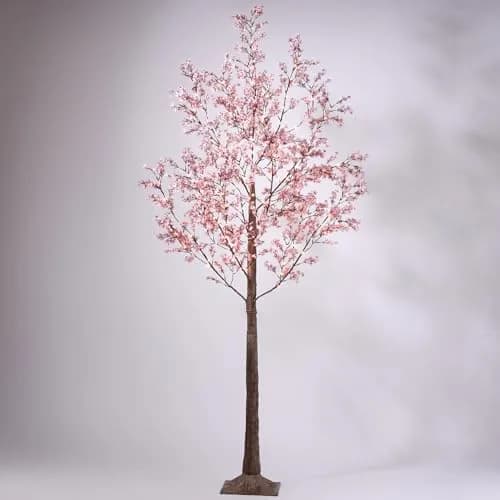 LIGHTSHARE 6FT Lighted Cherry Blossom Tree with 171 LED Warm White Lights | Indoor Outdoor Decorative Sakura Tree thumbnail 1